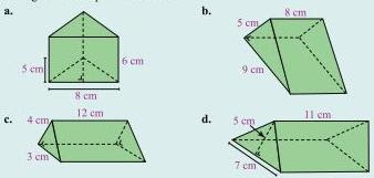 Soal Matematika SD Kelas 6 - Volume Prisma Tegak Segitiga