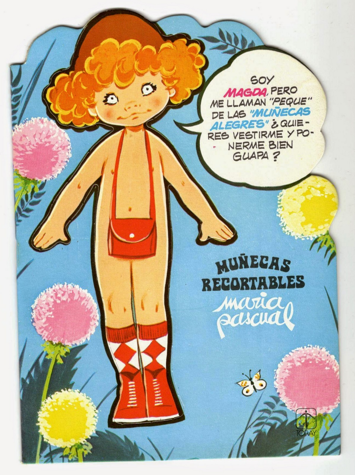 muñecas recortables maria pascual