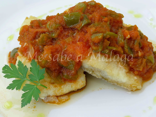 bacalao pisto receta malagueña