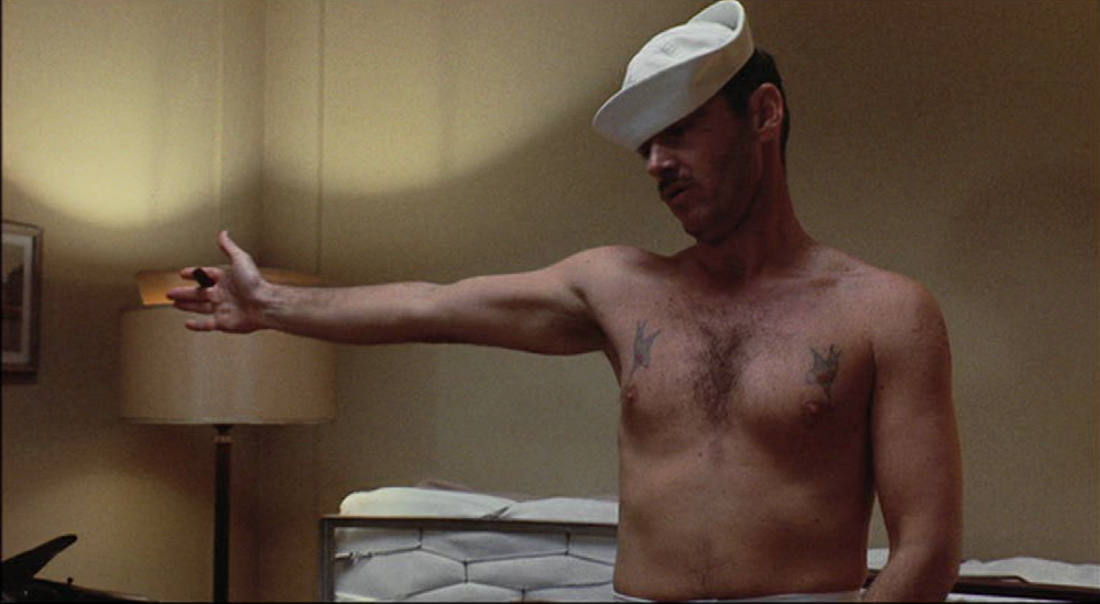 Jack Nicholson, Otis Young and Randy Quaid get drunk in THE LAST DETAIL (19...