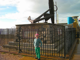 giant ships anchor on southsea seafront