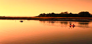 Friends of Florida State Parks: Anastasia State Park 3 sunset kayakers St. Francis Inn St. Augustine Bed and Breakfast