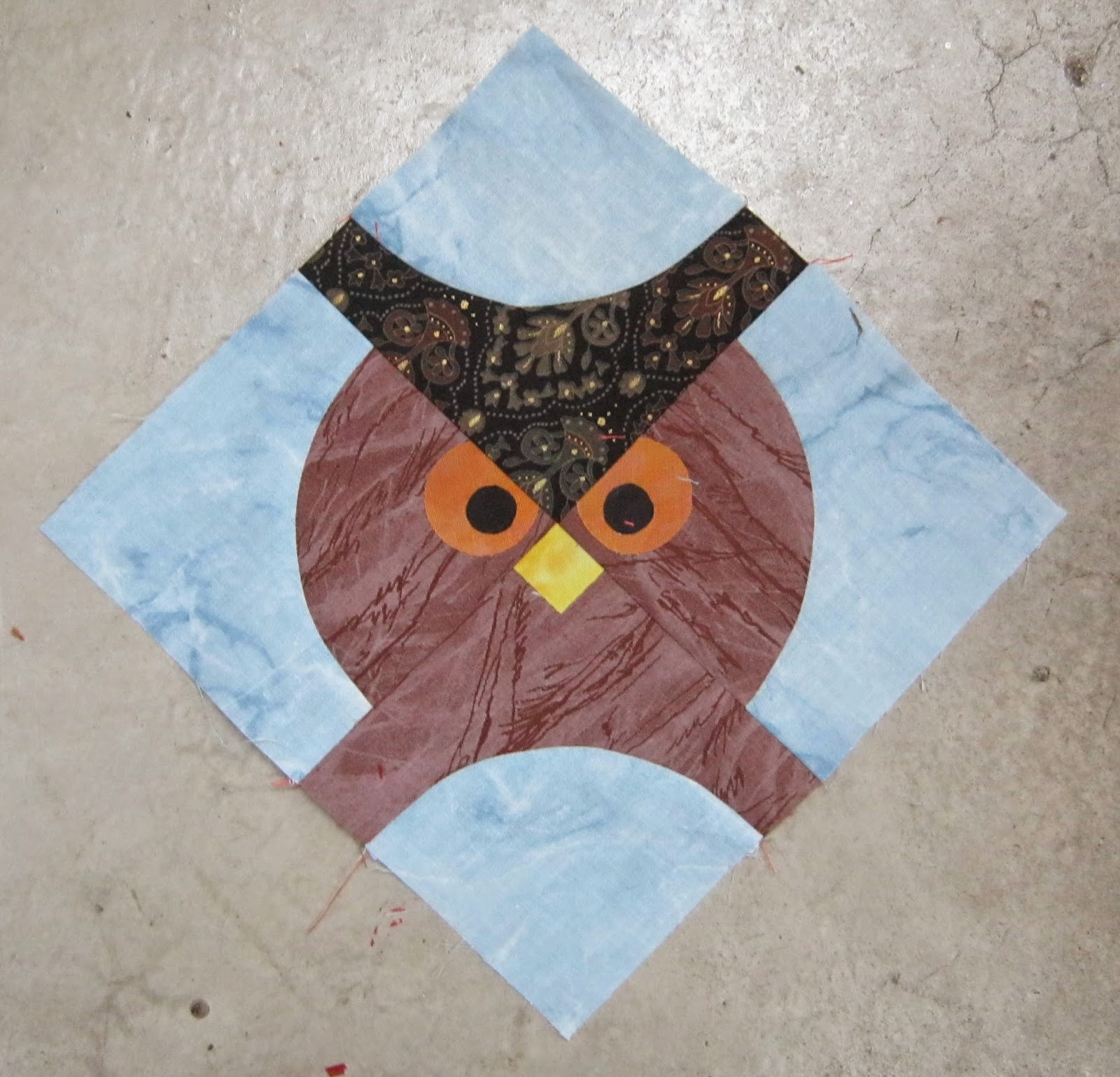 Persimon Dreams: The Drunkard s Owl Block 52 Blocks