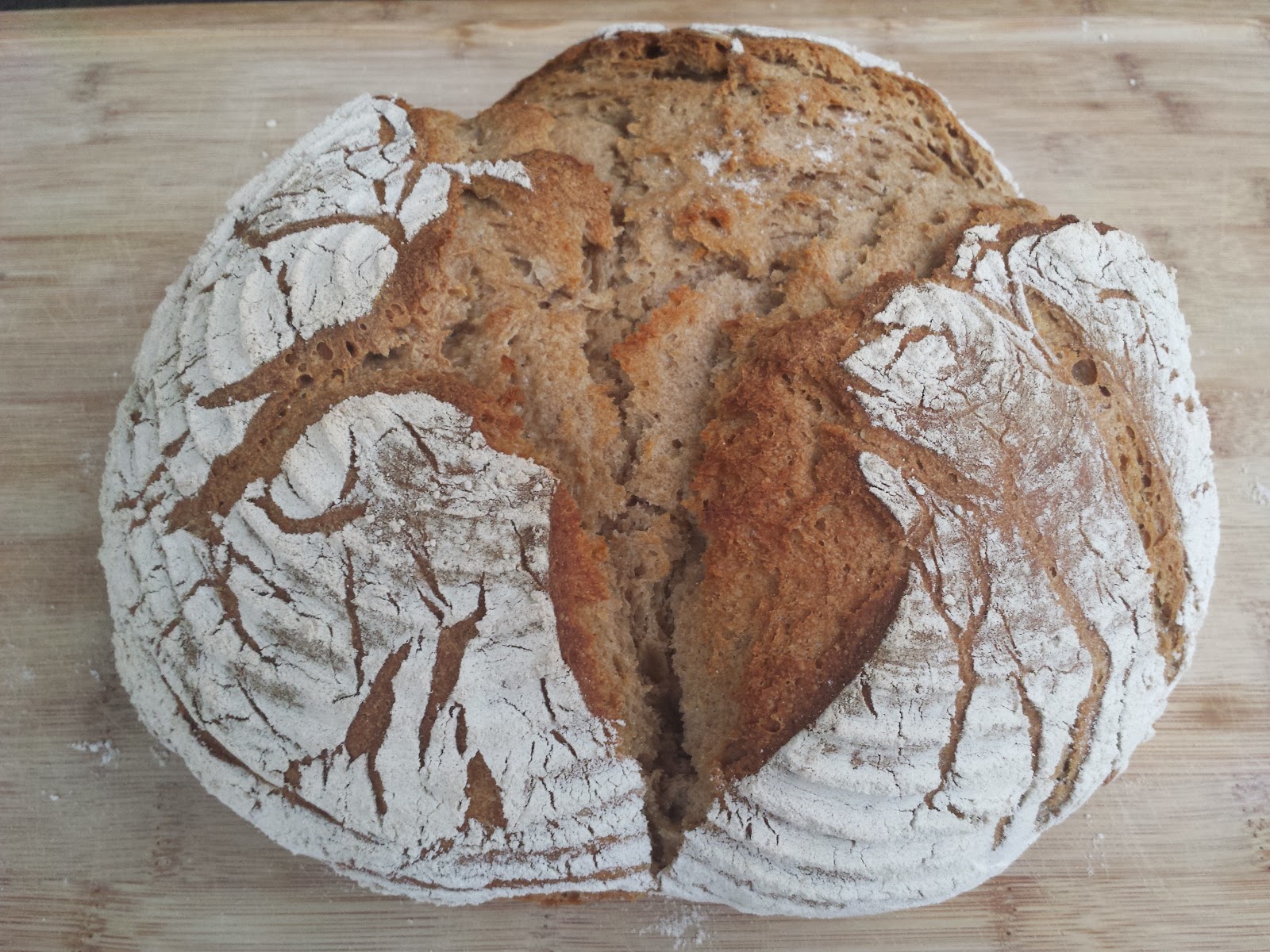 HomeMade German Bread Rye Sourdough with Beer Soaked Kamut