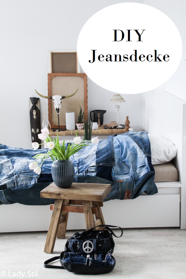 Lady stil: diy, blue jeans farbe und stoff im interiorbereich ...