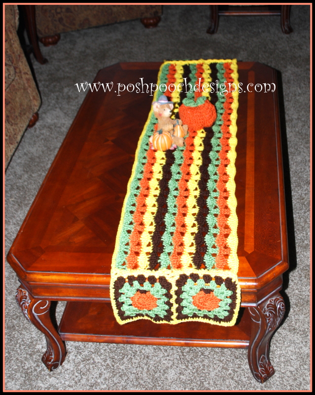 Posh Pooch Designs Dog Clothes Little Pumpkins Fall Table Runner Free