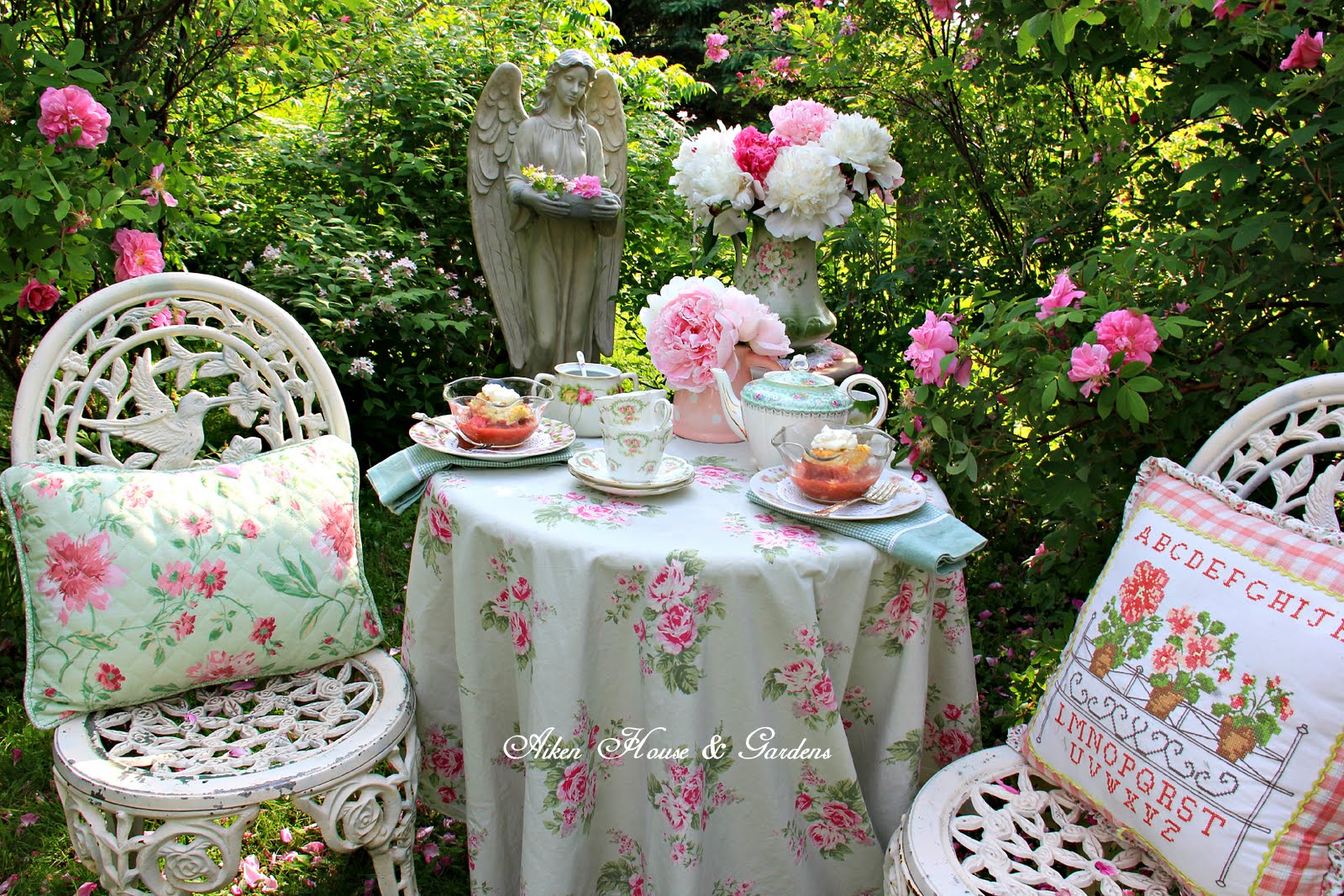 Aiken House & Gardens Rose Garden Tea