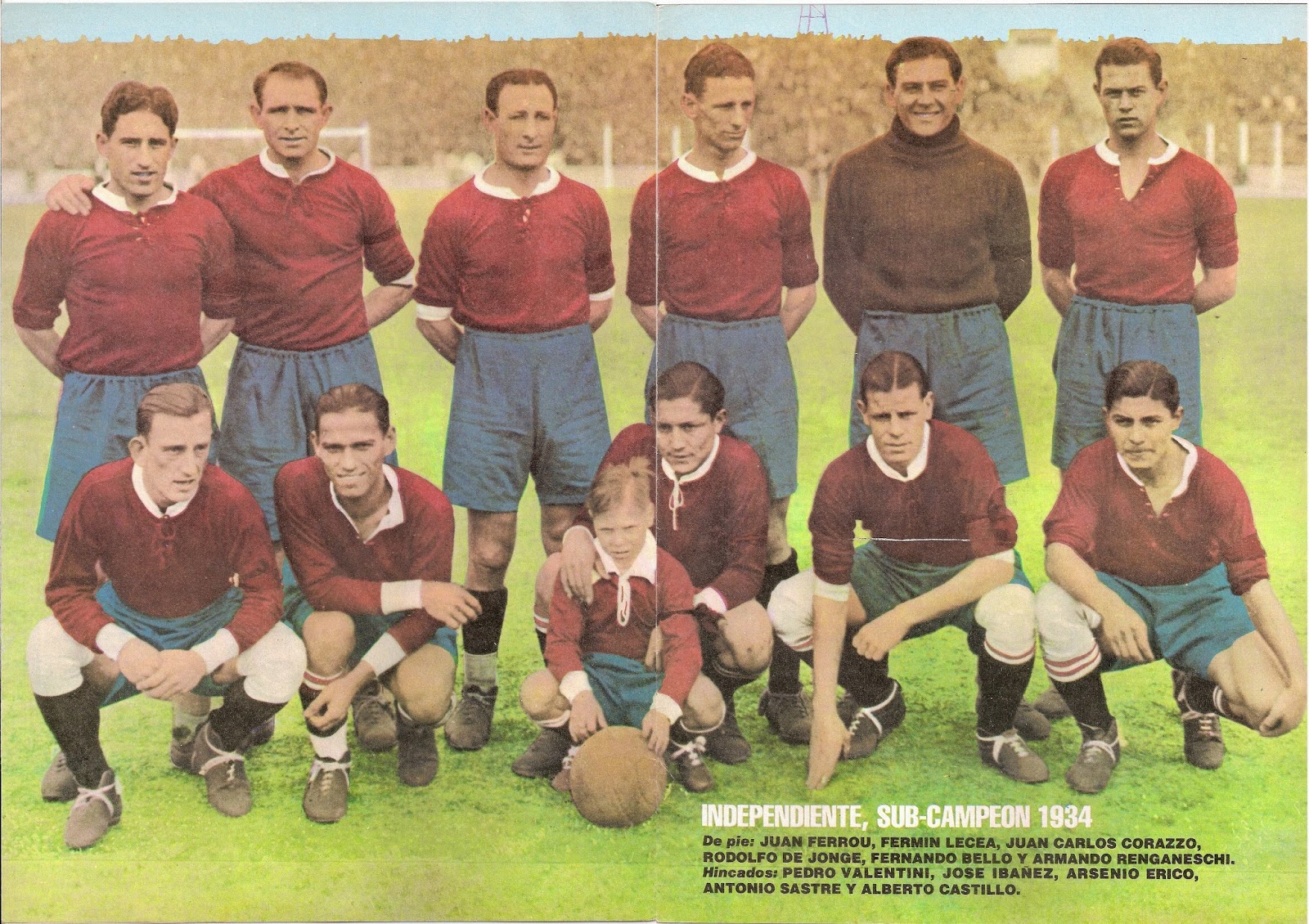 Estadisticas CA Independiente Campeonato Argentino 1934