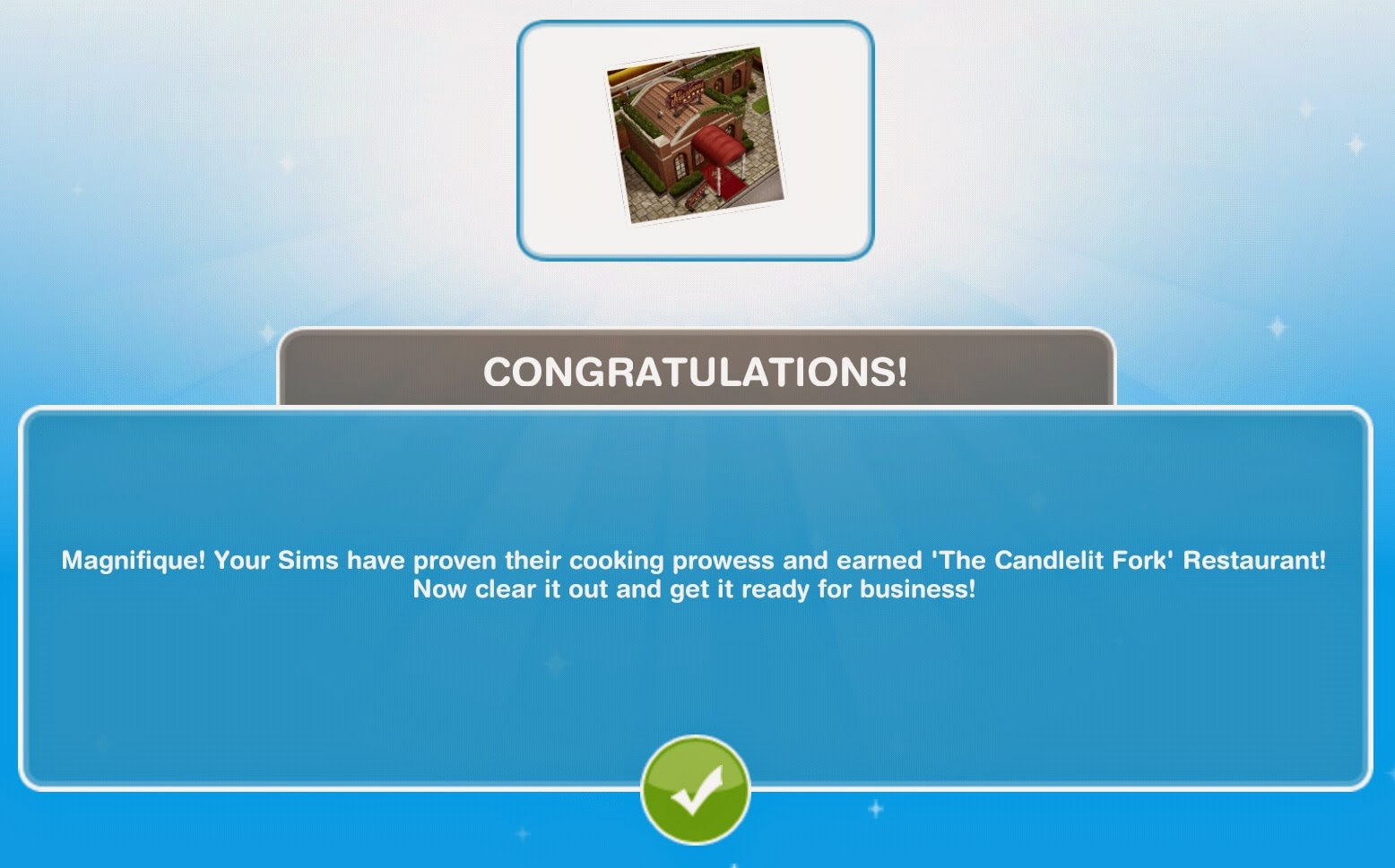 Sims Freeplay Quests and Tips Let's Eat quest Sous Judgemental
