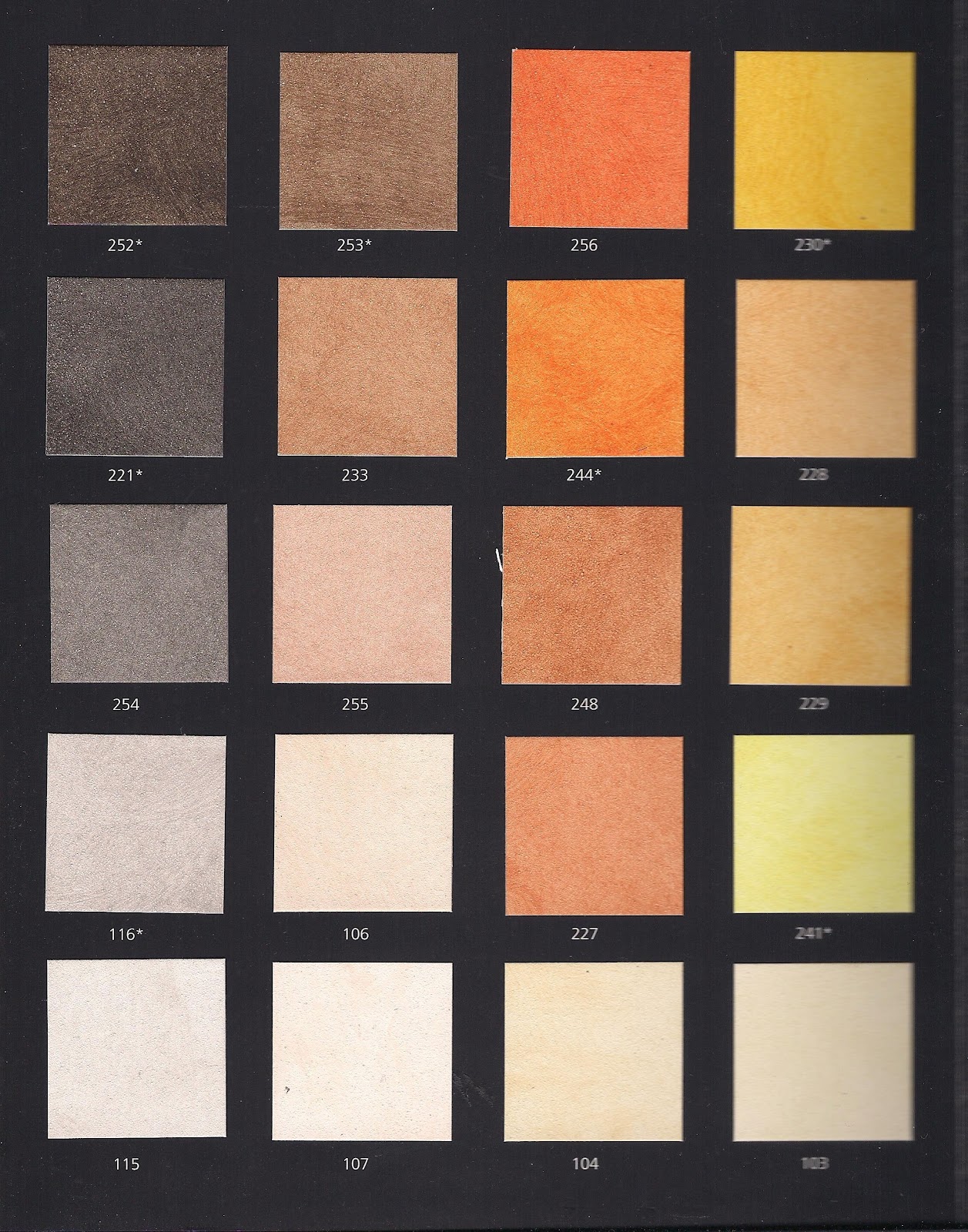 Pitture&decorazioni: cartelle colori