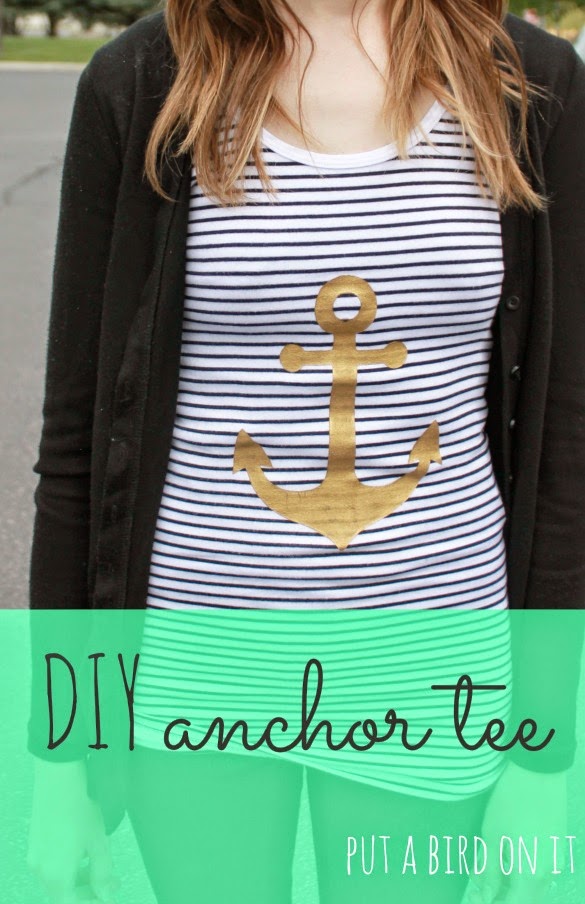 Easy DIY Anchor Tee Pretty Providence