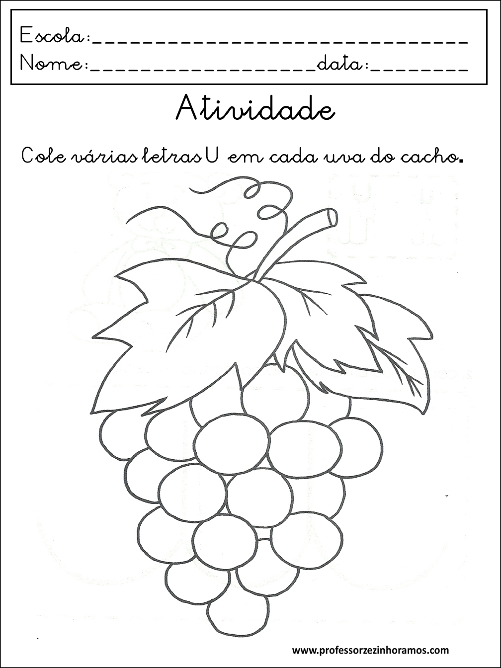 Featured image of post Uva Para Colorir Educa o Infantil Atividades e desenhos para colorir de animais