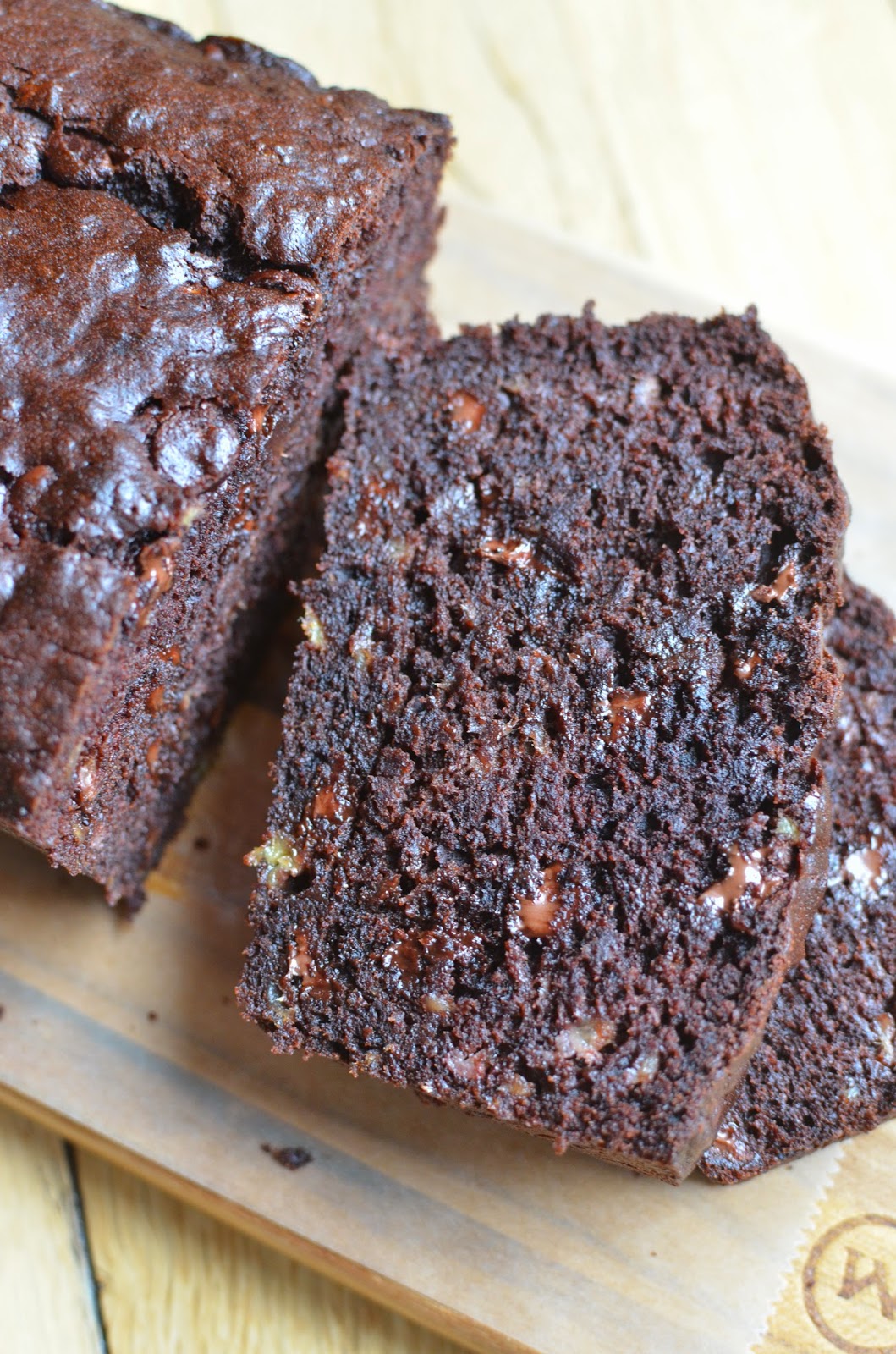 Playing with Flour Double chocolate banana bread