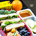 Lunch Box: Ham sandwich with Fresh Fruits and Veggies