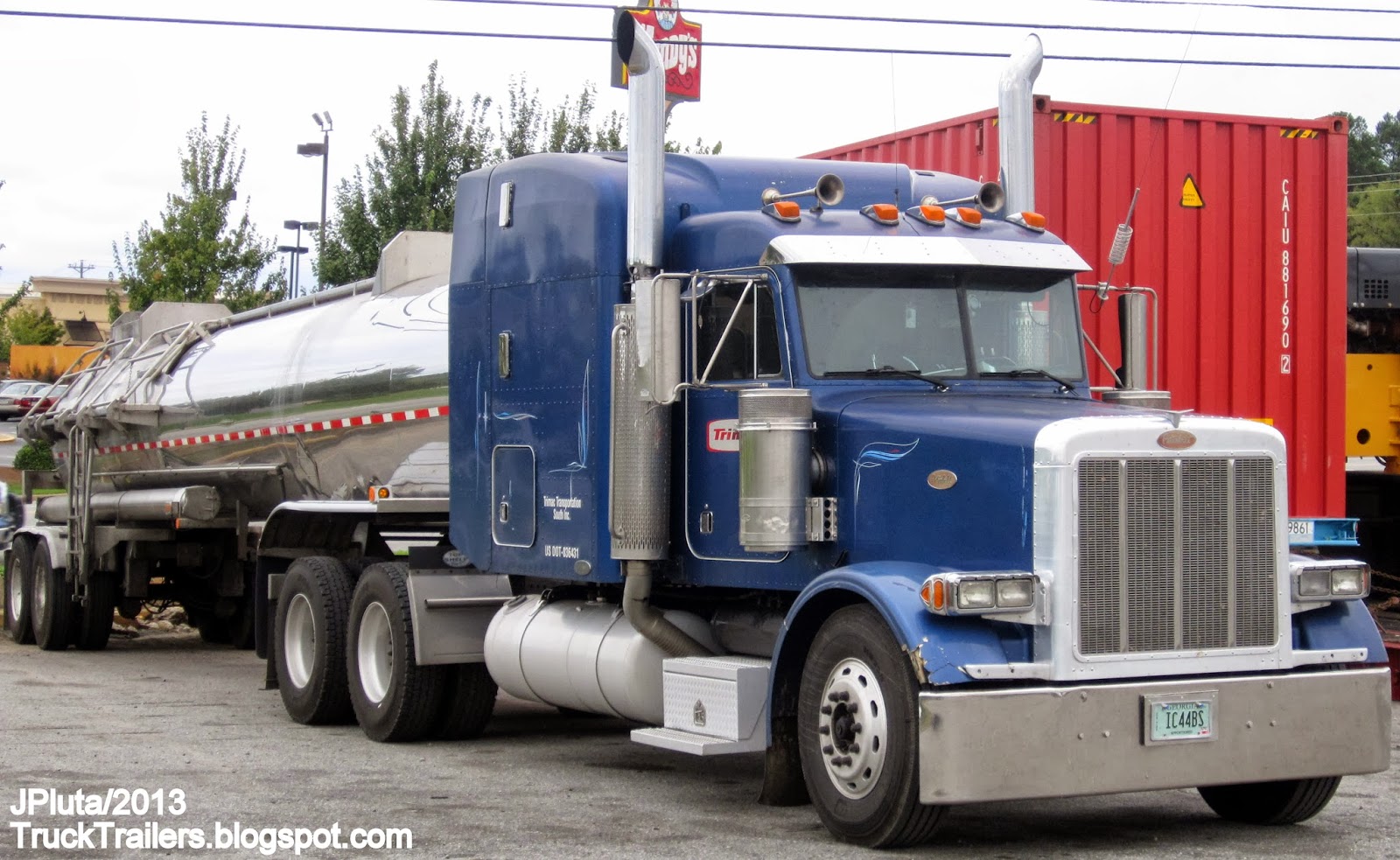 TRUCK TRAILER Transport Express Freight Logistic Diesel Mack Peterbilt