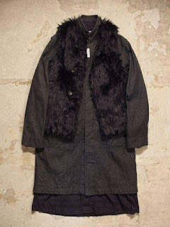 FWK by Engineered Garments "Shop Coat in Black 8oz Denim" Fall/Winter 2015 SUNRISE MARKET