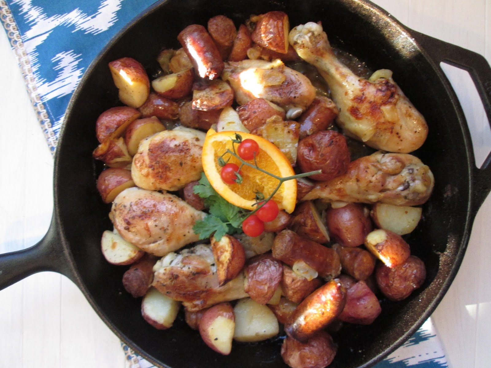 Stirring the Pot Nigella's Spanish Chicken with Chorizo and Potatoes