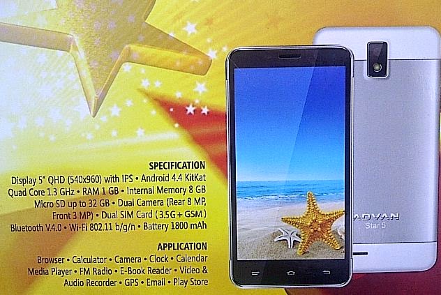 Harga Advan Star 5 Terbaru