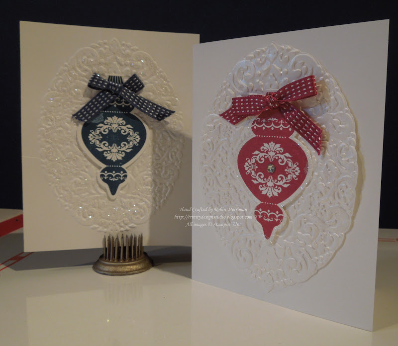 Trinity Designs Clean and Simple Elegant Ornament Card