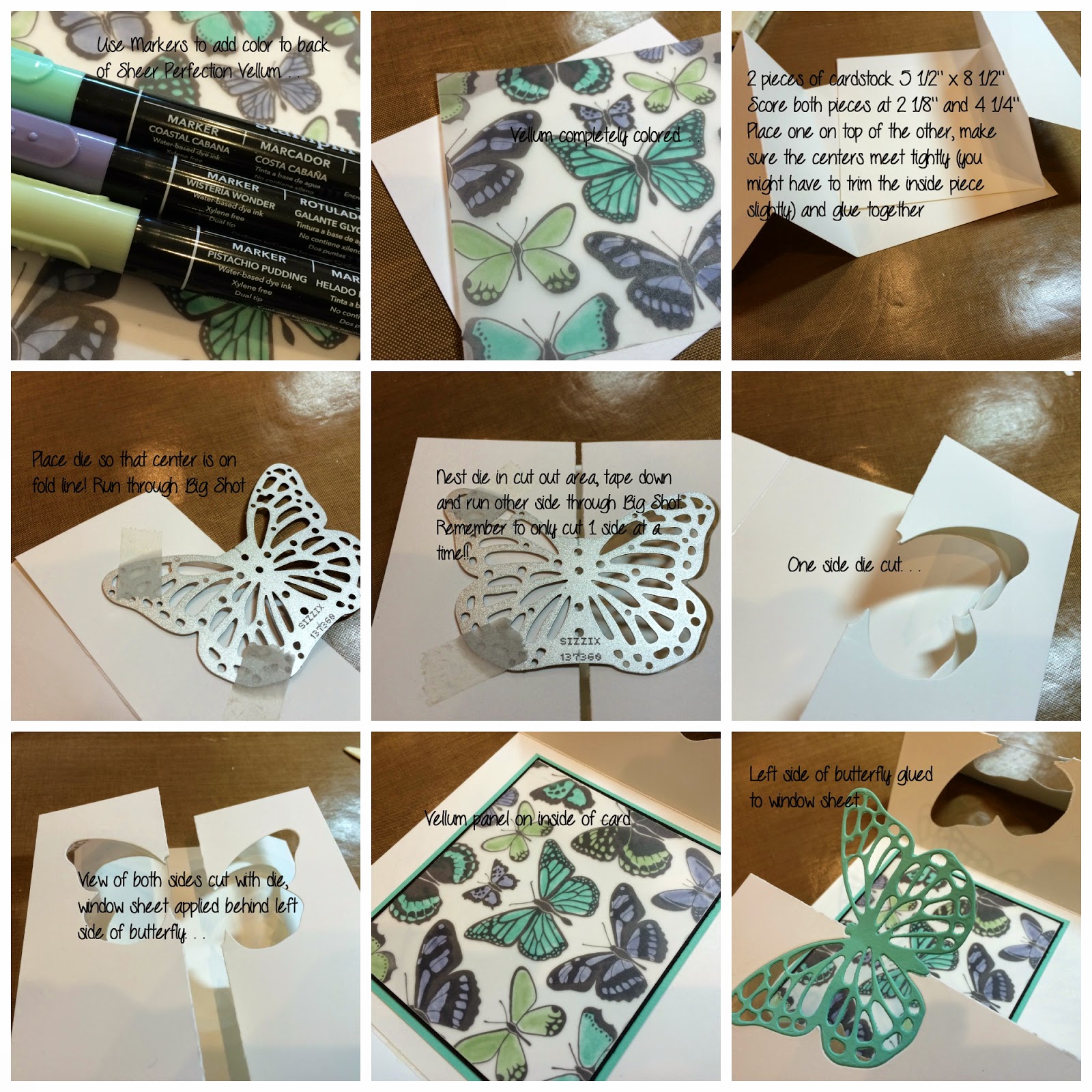 KathleenStamps Stampin' Up! Butterflies Thinlits Die