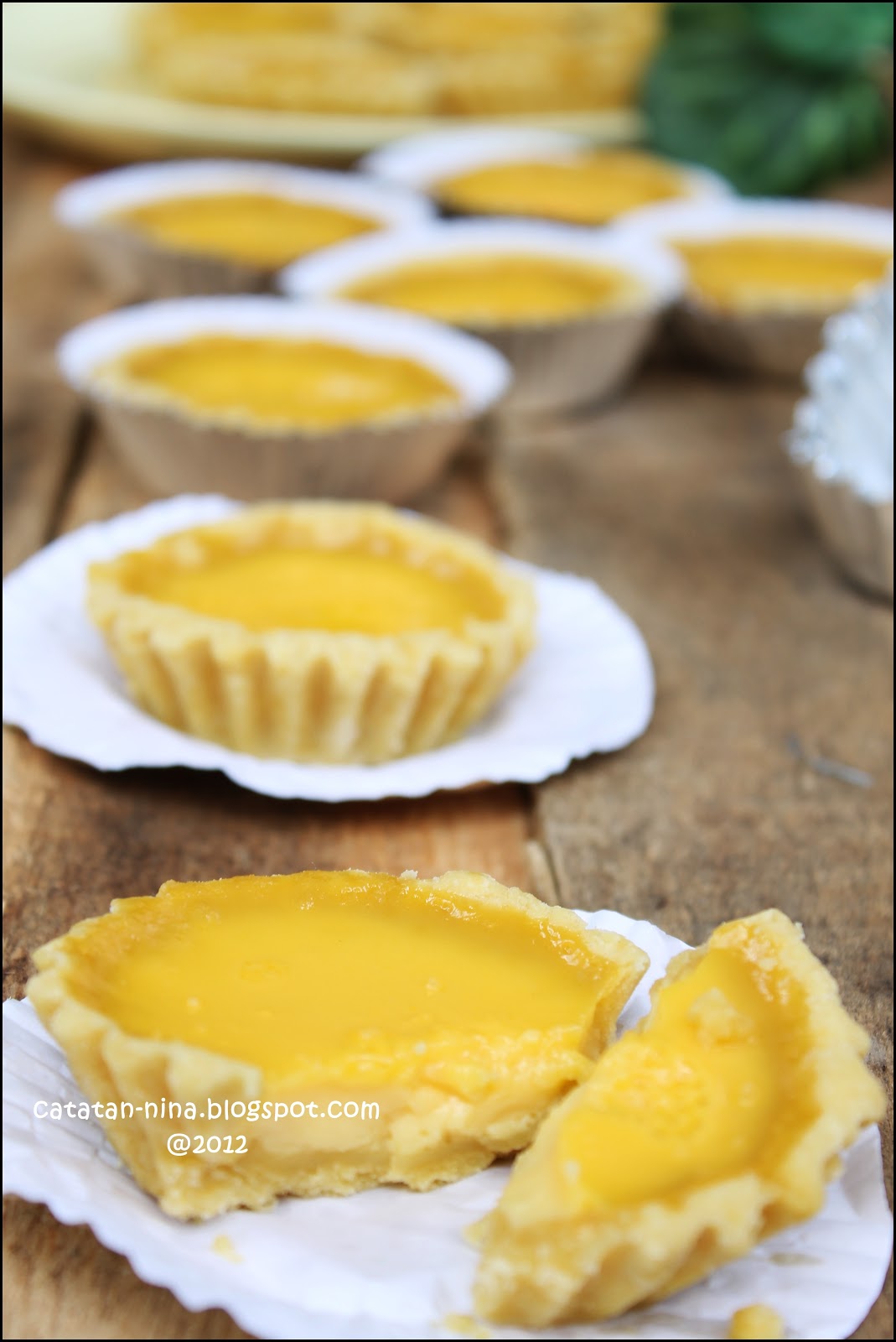 PIE SUSU (EGG TART) CatatanNina
