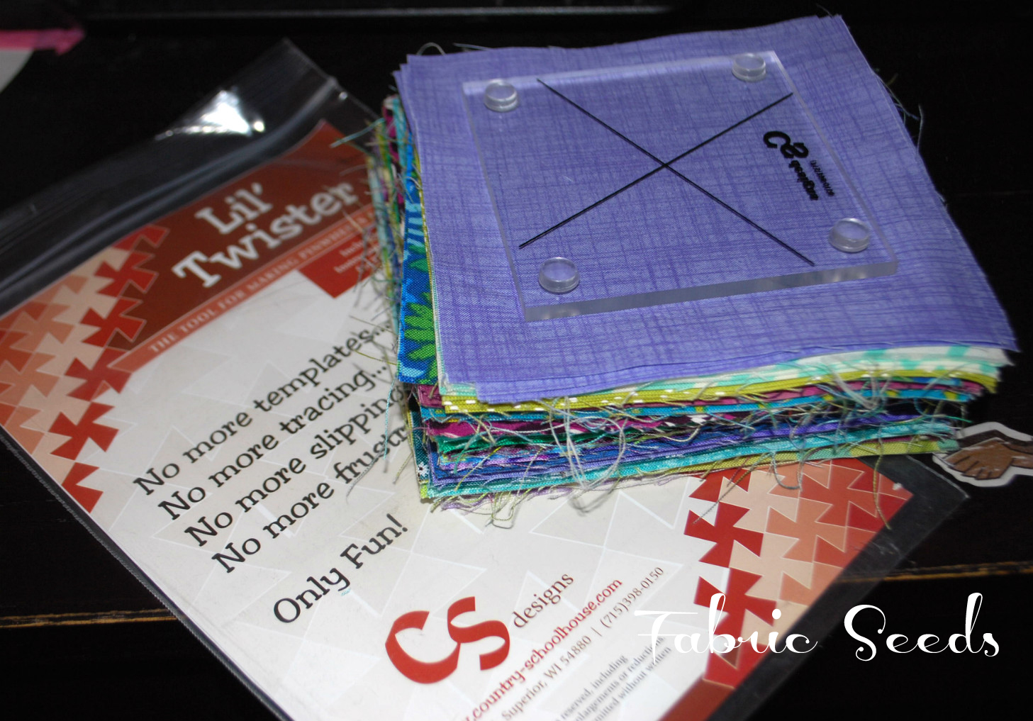 Fabric Seeds li'l twister quilt