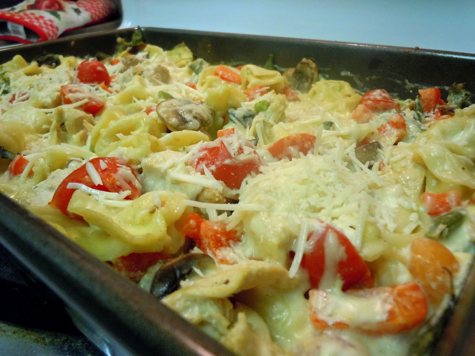 Tortellini & Garden Vegetable Bake Ericka Andersen