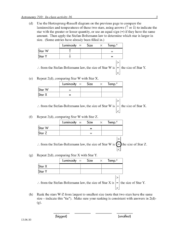 P-dog's blog: boring but important: Astronomy in-class activity: star sizes