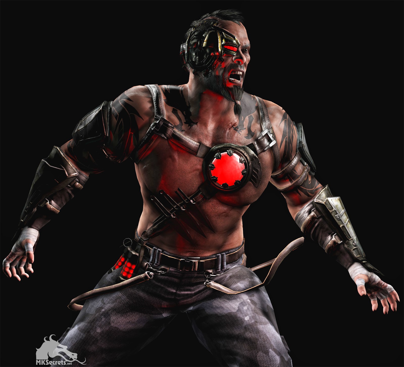 Galáxia Mortal Kombat Novo Render e Wallpapers de Kano