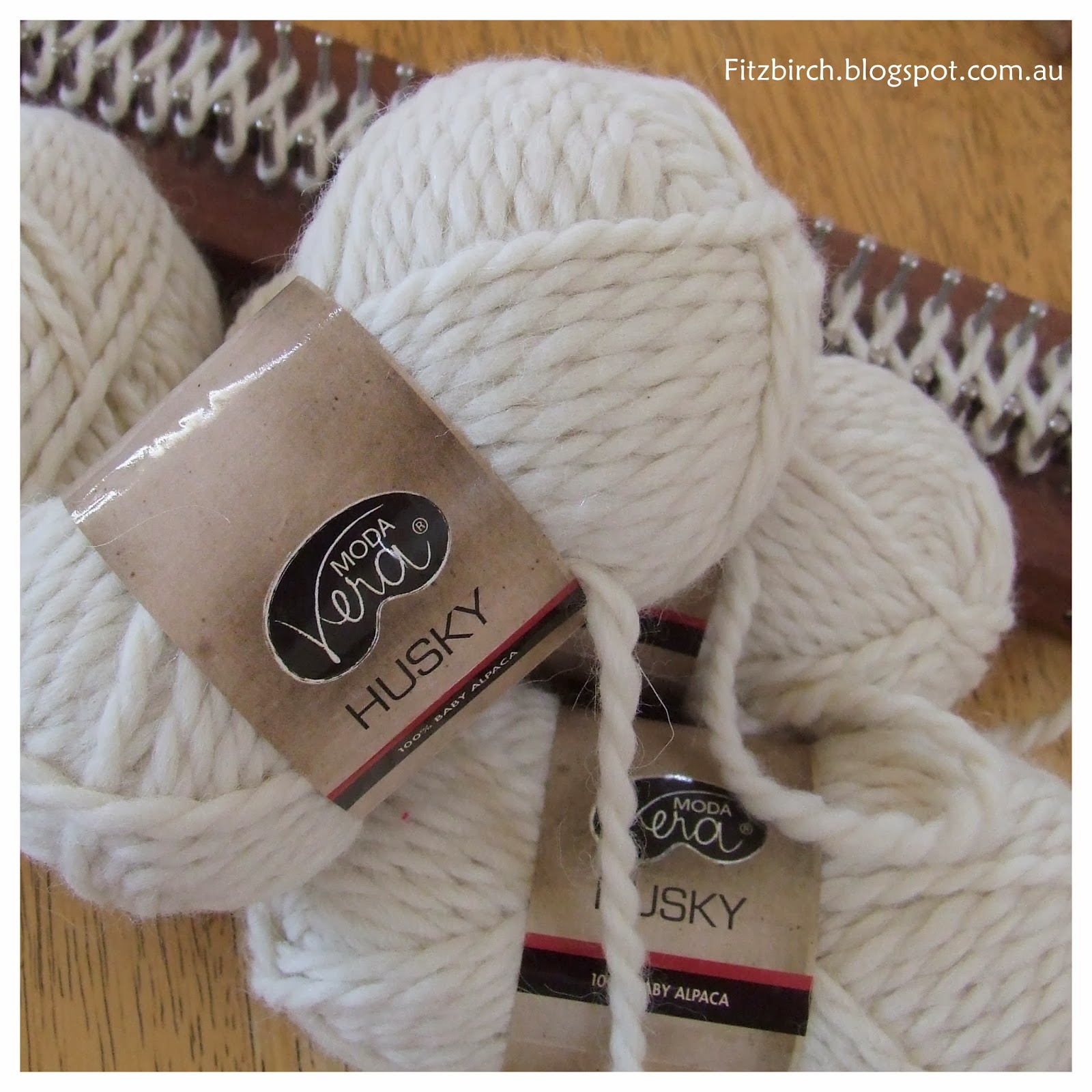 FitzBirch Crafts Loom Knit Wrap