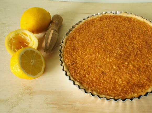 torta de limão e coco