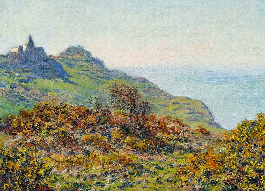 L'église de Varengeville et la gorge des Moutiers (Claude Monet, 1882)
