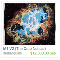 Jimmy McBride's Crab Nebula listing on Etsy