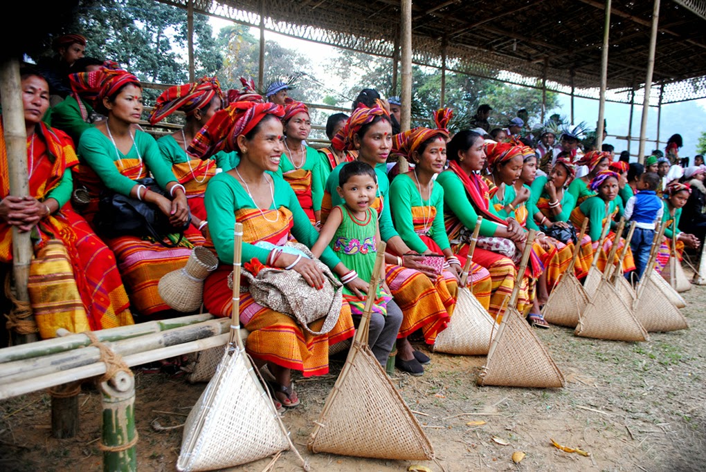 THE RABHA TRIBES ARE READY FOR BOGEJARI DANCE AT CHANDUBI FESTIVAL