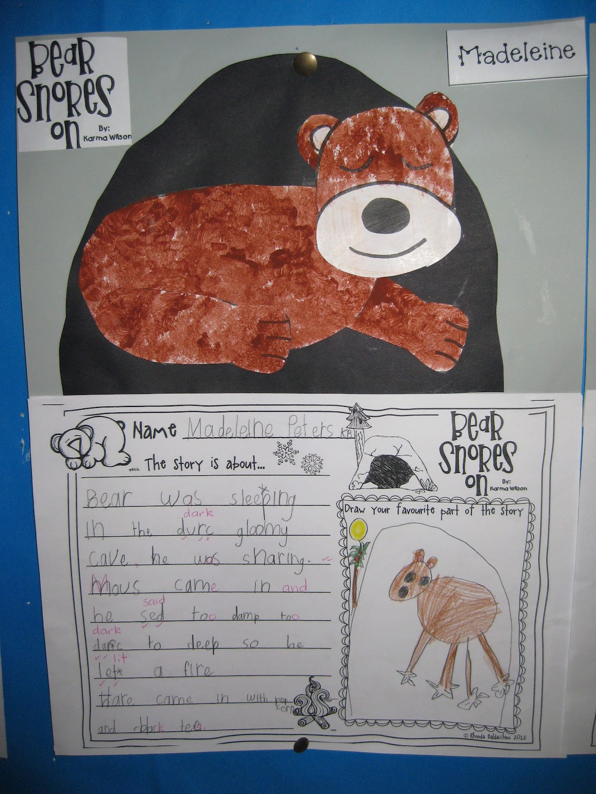 Classroom Fun: Bear Snores On Activities