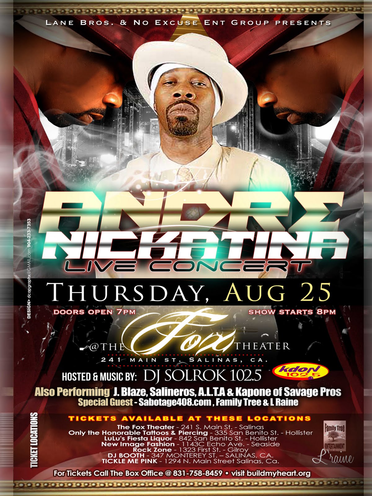 The Beat: Andre Nickatina performs Thursday in Salinas