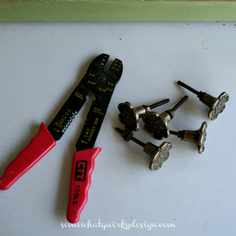 Somewhat Quirky How To Cut The Screw Post On New Knobs