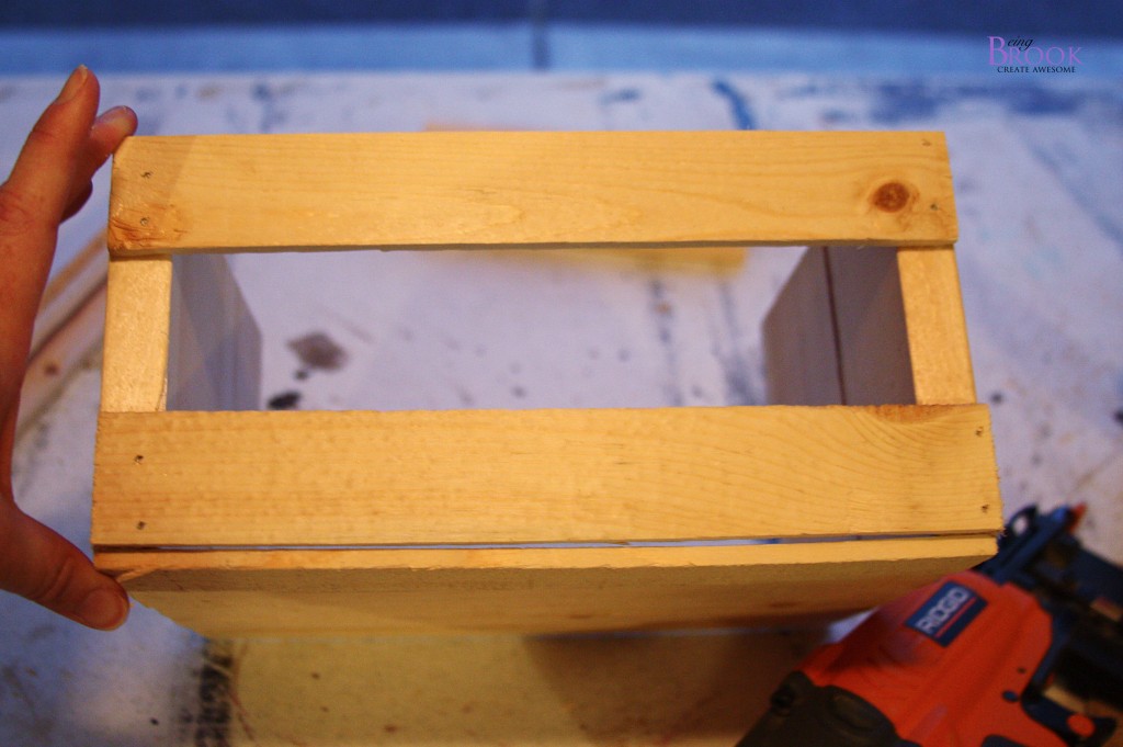 DIY Mini Crate {Building Tutorial} BeingBrook