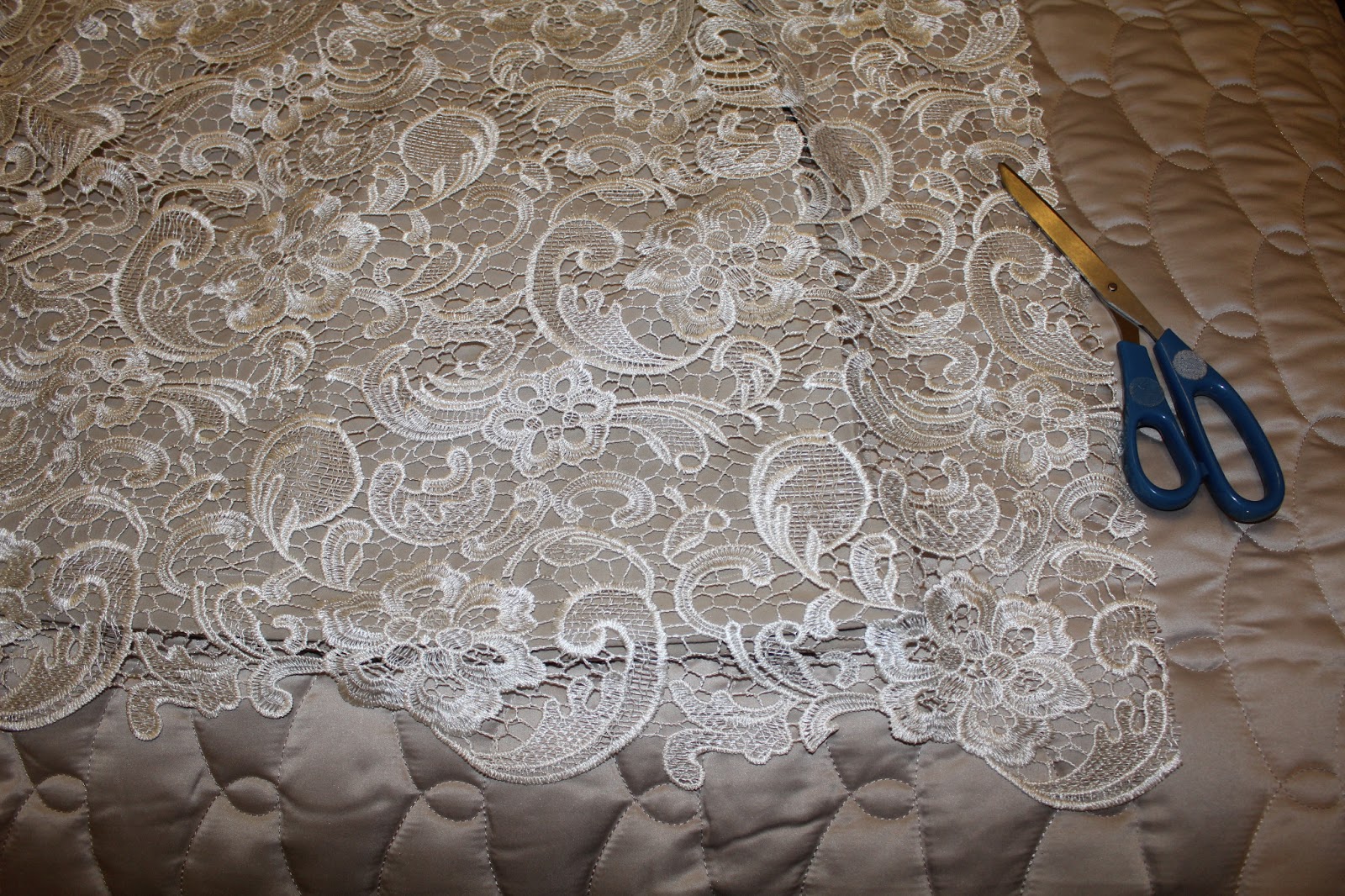 The Corporate Catwalk by Olivia diy lace skirt