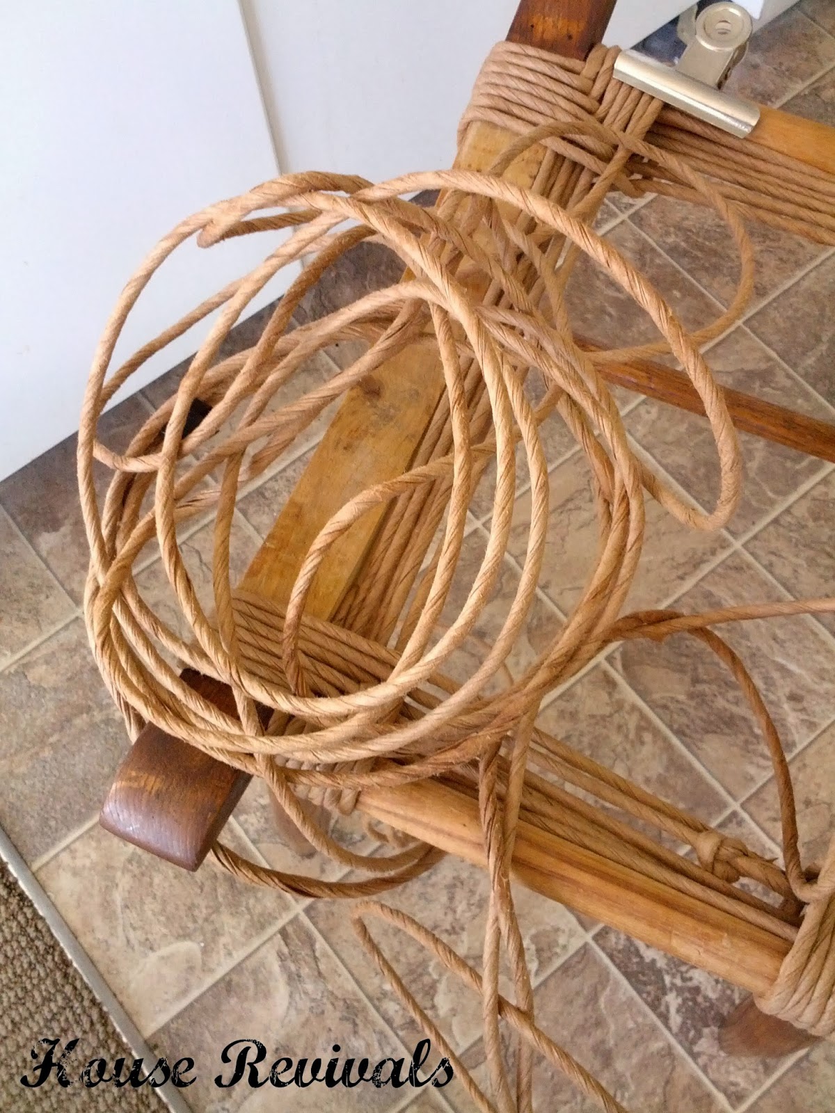 When you pull off your working piece, keep it in a coil and tape the