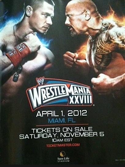 Image result for wrestlemania 28 poster