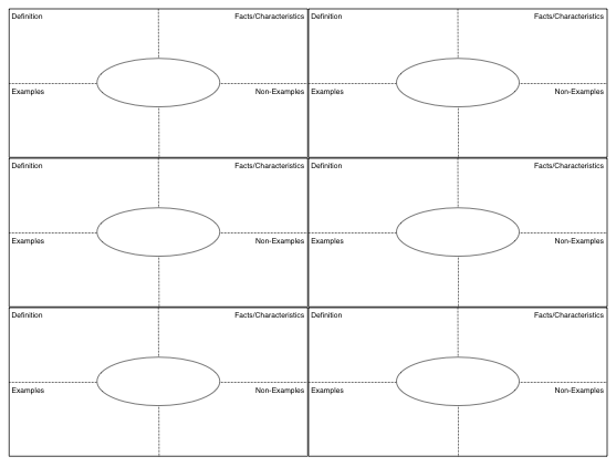 school of fisher august 2012 frayer model vocabulary word document