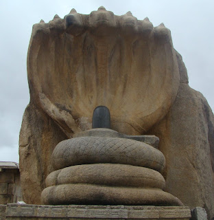 Linga with serpent - Front View