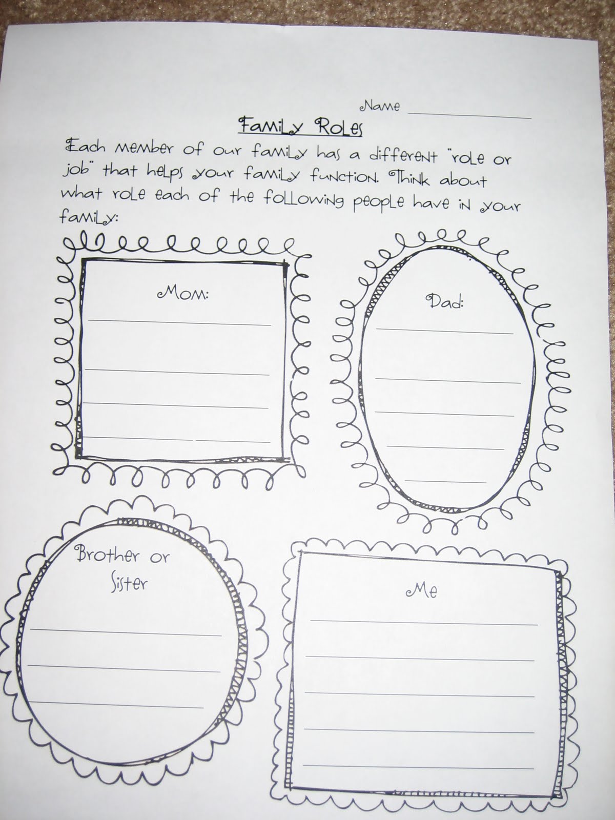 Buggy for Second Grade: Family Freebie Activities