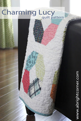 Charming Lucy free quilt pattern from A Bright Corner