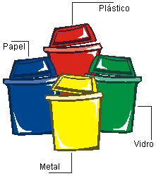 As cores da reciclagem