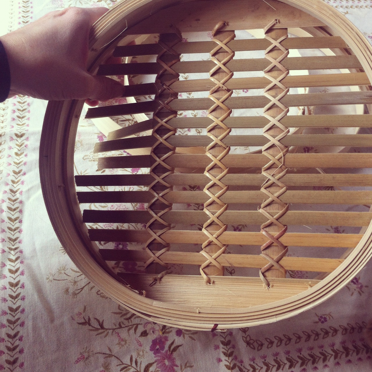 little bubalishka bamboo circle shelf DIY