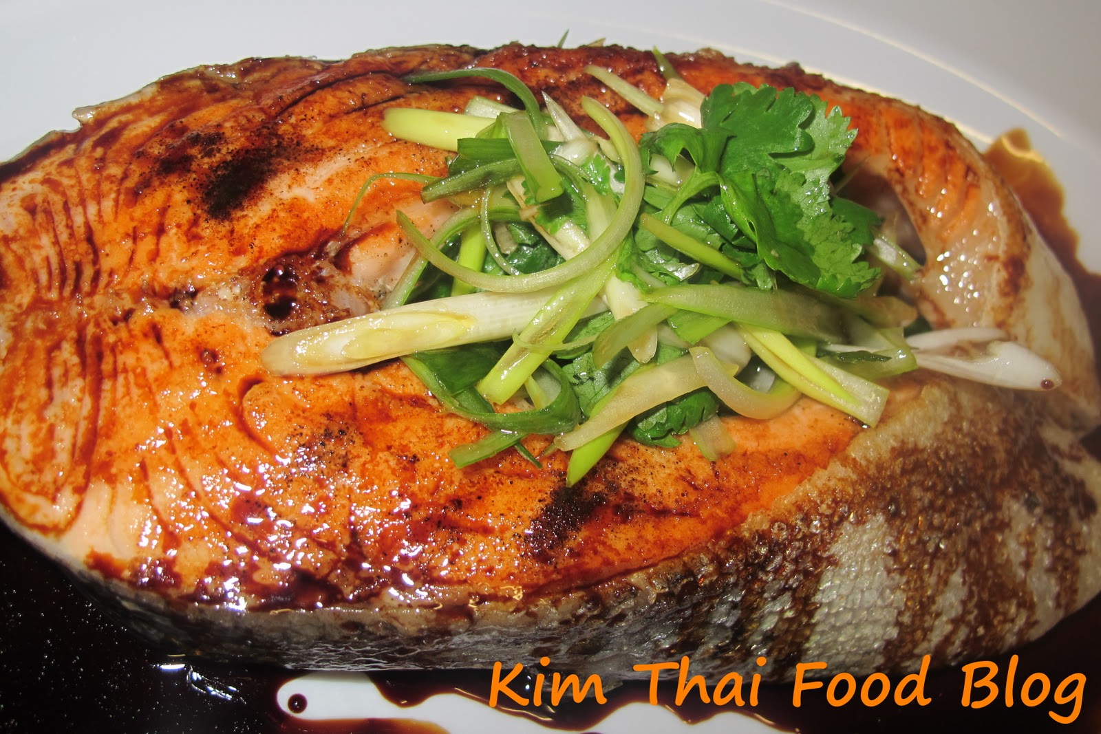 Kim Thai Food Blog Salmon Teriyaki