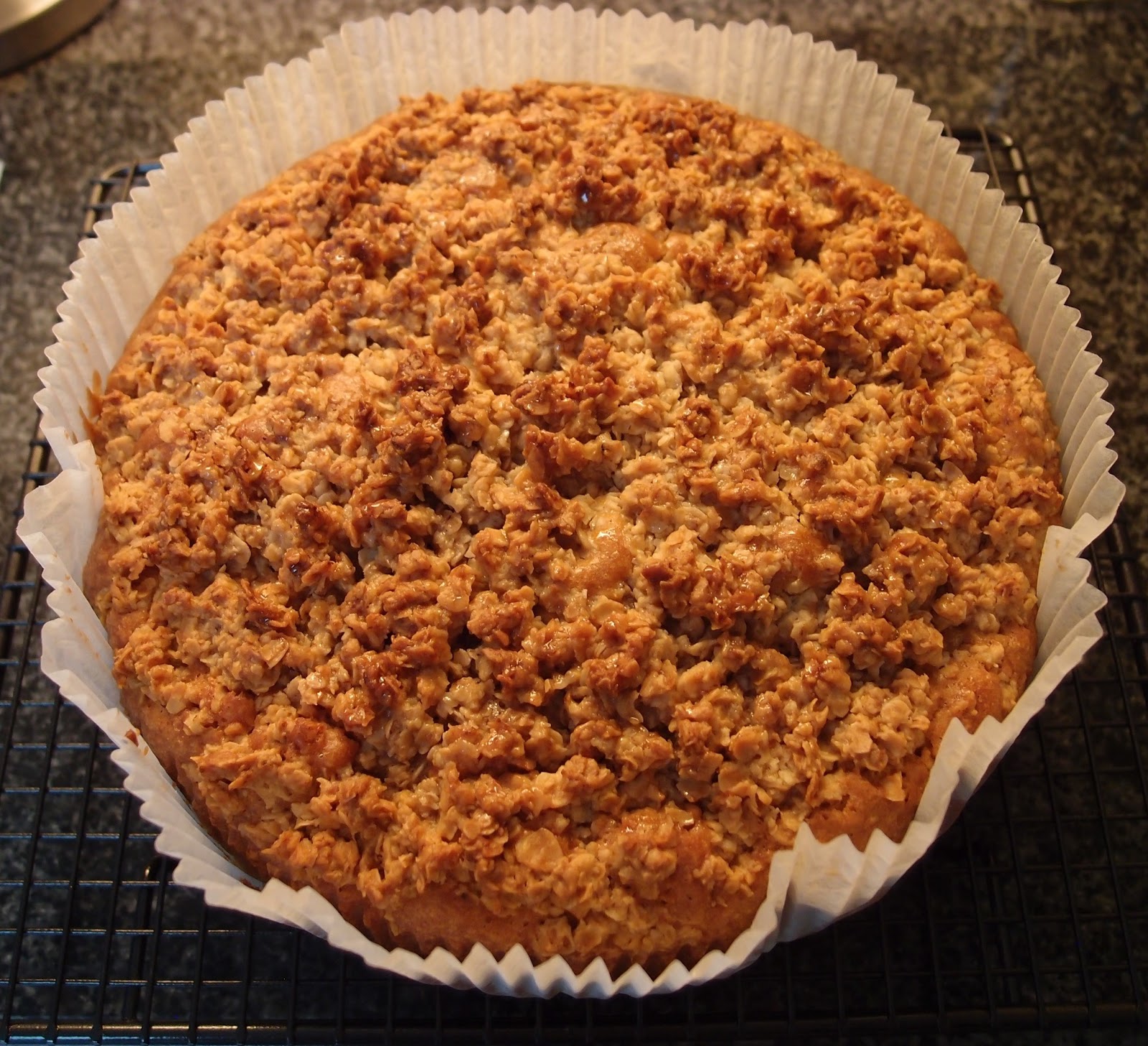 The Caked Crusader Oatmeal and honey cake