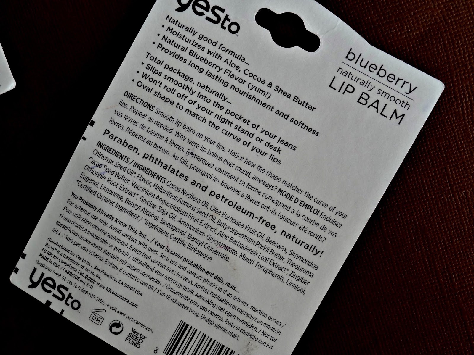 Makeup, Beauty and More Yes To Naturally Smooth Lip Balms